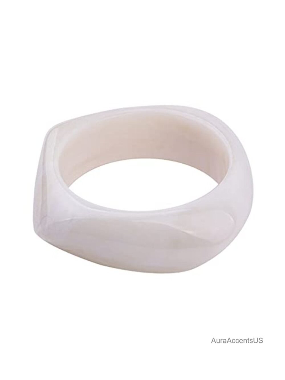 Acrylic Resin Bangle Bracelet Vintage Wide Geometric Cuff for Women Jewelry
